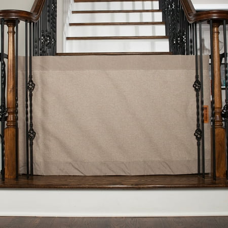 The Stair Barrier Banister To Banister Safety Gate Walmart Com
