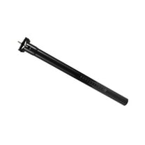 Unique Bargains Bike Suspension Seatpost 31.6x450mm Saddle Post Seat Gloss Black Carbon Fiber