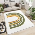 thumbnail image 2 of Rainbow Arch Rug 2 x 3 ftDark Green for Bedroom Fluffy Machine Washable Shaggy Soft Area Rug, Non-Slip Indoor Floor Carpet for Living Room Home Decor Aesthetic, 2 of 8