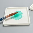 thumbnail image 5 of 12 Grids Ceramic Paint Palette Watercolour Painting Palette Ceramic Mixing Tray for Painter Acrylic and Oil Painting, 5 of 8