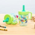 thumbnail image 2 of Zak Designs Peppa Pig Capri Toddler Tumbler For Travel or At Home, 10oz 2-Pack Durable Plastic Sippy Cups With Handle and Leak-Proof Design are Perfect For Kids (Peppa and George), 2 of 8