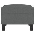 thumbnail image 2 of vidaXL Repose-Pieds Gris Foncé 70x55x41 cm Tissu, 2 of 4