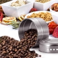 thumbnail image 3 of Bewildely Tarro de especias de acero inoxidable Lata de almacenamiento de condimentos multiusos Recipiente de condimentos de cocina portátil Organizador Organizadores de utensilios de cocina Bewildely HA020069-00, 3 of 6
