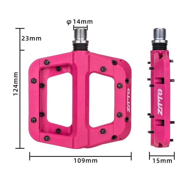 Pink flat pedals shop