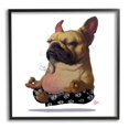 thumbnail image 5 of Stupell Industries Levitating French Bulldog Urban Dog Meditation Portrait, 17 x 30,Design by Thomas Fluharty, 5 of 5