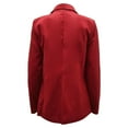 thumbnail image 7 of Fulijie Solid Color Long Sleeve Lapel Cover-Up Plus Coat for Women, Size S-3XL, Big&Tall Red, Women's Casual Light Weight Thin Jacket Slim Coat Long Sleeve Office Business Coats Jacket, 7 of 7