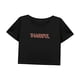 thumbnail image 3 of Trajes cortos para mujer Camiseta recortada de entrenamiento femenino para desplazamientos S, 3 of 7