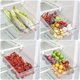 thumbnail image 5 of Refrigerator Storage Bin, Fridge Slide-Out Drawer Organizer, 1 Compartment Refrigerator Partition Clear Holder Storage Box, 5 of 5