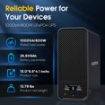thumbnail image 4 of UPS GOLDENMATE 1000VA 800W Lithium LiFePO4 230Wh USB Gris, 4 of 9