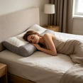 thumbnail image 4 of Contour Neck Support Pillow,Latex Fiber Bed Pillow,Breathable Sleeping Support Cushion,Side Back Sleeper Pillow,Washable Ergonomic Bed Pillow,Plush Neck And Head Support Pillow, 4 of 6