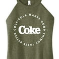 thumbnail image 3 of Coca-Cola - Coke Makes Things Taste Better - Juniors High Neck Tank Top, 3 of 5