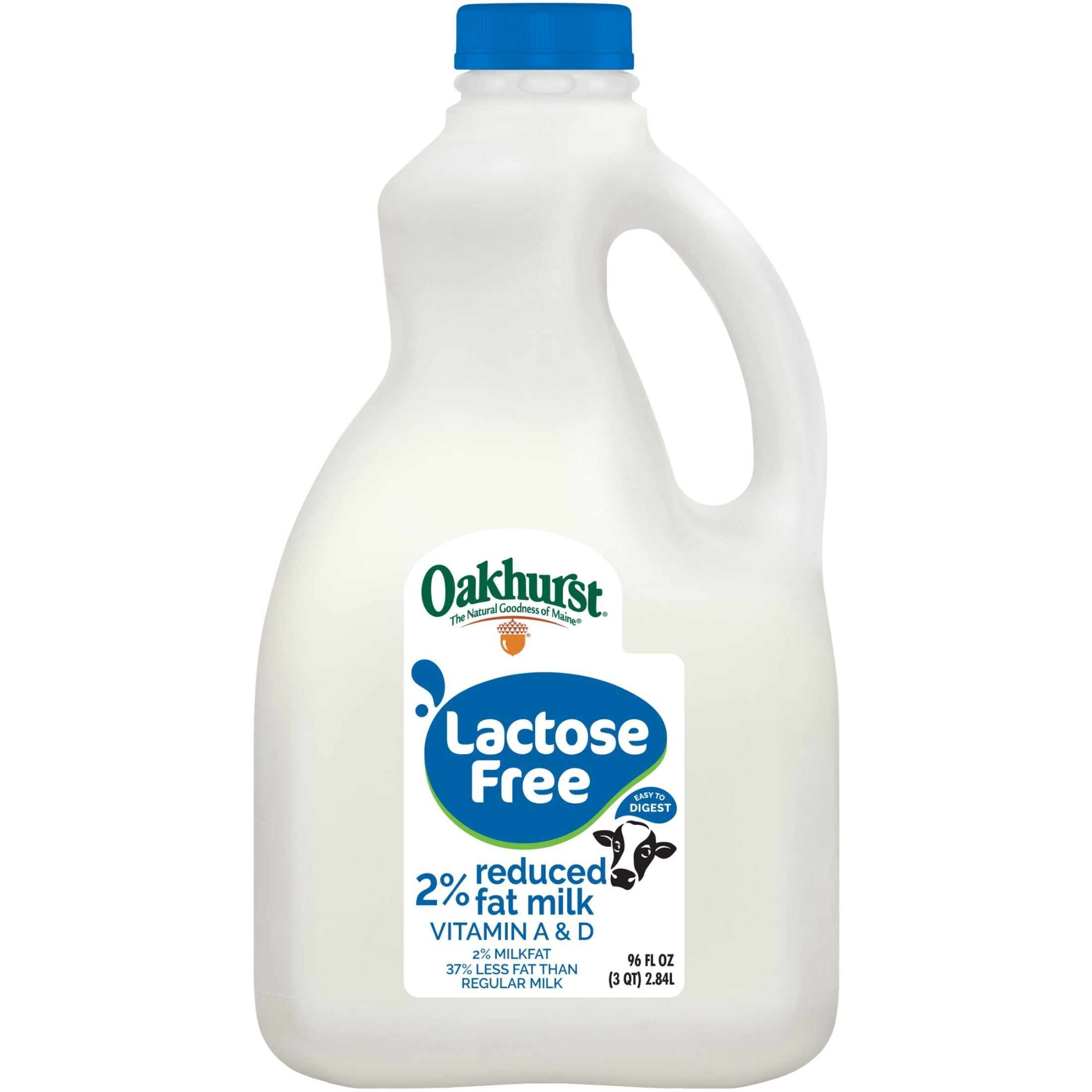 Oakhurst Lactose Free 2% Reduced Fat Milk 96 Fl Oz Carafe