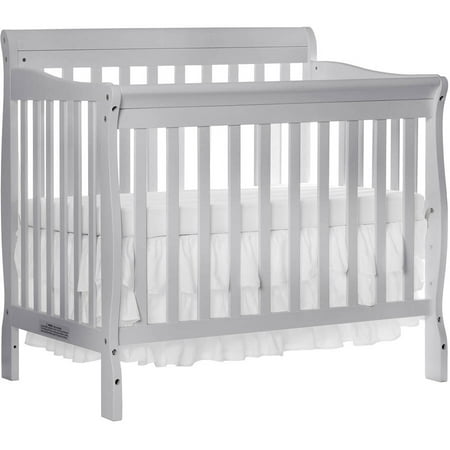 Dream On Me Aden 4-in-1 Convertible Mini Crib Mystic (Best Portable Crib For Grandma's House)