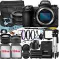 thumbnail image 1 of Nikon Z7 II Mirrorless Camera with NIKKOR Z DX 16-50mm VR Zoom Lens + 128GB Card + Case + Wideangle + Tripod + ZeeTech Accessory Bundle, 1 of 5