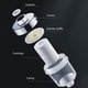thumbnail image 5 of 2 uds sistema de filtración de baño PP accesorios de filtro de ducha de algodón JShteea Libre de BPA, 5 of 8