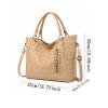 thumbnail image 6 of Skull Embossed Soft Leather Punk Bag Women's Handbag Tote with Crossbody Strap, Large Capacity Shoulder Purse with Multiple Pockets for Daily Use, 6 of 6