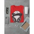 thumbnail image 3 of Monochrome Alien T-Shirt Men -Image by Shutterstock, Male Small, 3 of 4