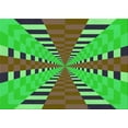thumbnail image 1 of Ahgly Company Machine Washable Indoor Rectangle Transitional Neon Green Area Rugs, 5' x 7', 1 of 7