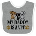 thumbnail image 3 of Inktastic Veterinarian Daddy is a Vet Boys or Girls Baby Bib, 3 of 4