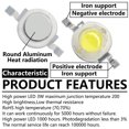 thumbnail image 3 of 50pcs 1W 3W High Power LED Light-Emitting Diode LEDs Chip SMD White Yellow Warm/Neutral/Cold white For SpotLight Downlight Lamp, 3 of 5