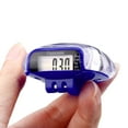 thumbnail image 3 of Mini LCD Pedometer Walking Run Step Distance Calculation Counter Yoga And Strap with Loops Yoga Strap for Carrying Mat Exercise Barrel Restorative Yoga Bolster Set Yoga Stool for Meditation, 3 of 4