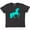 Retro Heather Black, variant on Inktastic Aqua Unicorn Youth T-Shirt