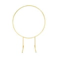 thumbnail image 4 of GUOOL Wedding Arch Frame Heavy Duty Round Wedding Circle Backdrop Stand Frame Thickend Aureate 1m 6, 4 of 9