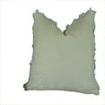 thumbnail image 4 of Plutus Ivory Faux Rabbit Fur Handmade Double Sided Throw Pillow - Ivory & Gray - 24 x 24 in., 4 of 4