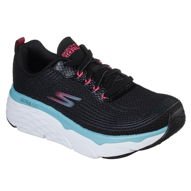 Zapatillas Skechers Max Cushioning Elite para mujer, color negro/multicolor 7.5