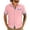 Pink, variant on Stamzod Mens Button Down Shirt Short Sleeve Casual Shirts Summer Beach Vacation Shirt with Pocket Black L