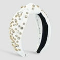 thumbnail image 2 of Clearance! Hontri 1 Headband Clearance under $5, Fashion Headbands for Women Girls Headbands Vintage Headband Wide Top Knot Rhinestone Hair Hoops for Casual Wedding On Sale, 2 of 9