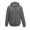 thumbnail image 1 of Awdis Plain Mens Hooded Full Zip Hoodie / Zoodie, 1 of 2