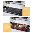 thumbnail image 2 of Large Induction Cooktop Protector Mat Christmas Cardinal Birds Stove Top Covers for Electric Stove, Buffalo Plaid Xmas Holly Leaves Branch Decorative Stove Burner Cover Mats, Glass Top Stove Cover, 2 of 7