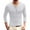 White, variant on Caqnni Men's Henley Shirts Raglan Long Sleeve Casual Slim Fit Lightweight Fashion T-Shirts (White,L)
