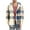 Beige-C, variant on Casual Mens Jacket Plaid Check Print Pocket Long Sleeved Button Hooded Fall And Winter Coats 2025