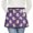 Unicorn and Star, variant on Unicorn and Star Purple Pattern Server Half Apron with Pockets,22.8 X 11.8 Inch Half Waist Design with Black Trim,Restaurant Waitstaff Uniform