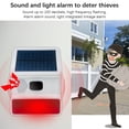 thumbnail image 4 of Alarma de luz estroboscópica con sonido solar y 5 mandos a distancia por infrarrojos, 4 of 8