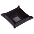 thumbnail image 2 of Black Leather with Red Stitching Pigskin Lined Snap Valet Tray QGM21273, 2 of 2