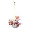 thumbnail image 4 of Adorno colgante navideño de Papá Noel, colgante de acrílico, decoración del hogar, puertas de invierno, decoración del de Navidad, decoración con caja de regalo, 4 of 8