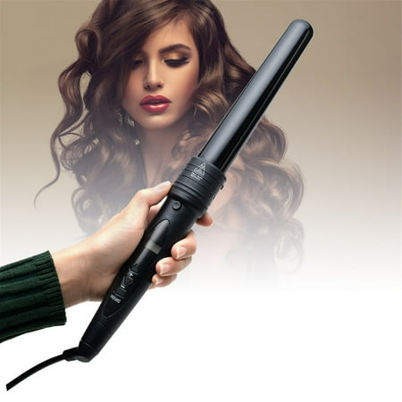 Curling Wand 5 in 1 Professional Curling Iron Set Interchangeable Ceramic Barrels Hair Curling Iron Wand - Hair Curler for All Hair Types with Glove and Travel Case