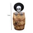 thumbnail image 2 of Halloween Decorations Indoor, Skeleton with Brown Water Bucket for Halloween in The Dark Party Decoration, Animated Fart Joke In Bucket Halloween, for Indoor Outdoor Garden Lawn Yard Decorations, 2 of 2