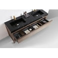 thumbnail image 4 of Bibury 72" Chestnut Oak Freestanding Bathroom Vanity, 4 of 8