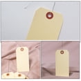 thumbnail image 4 of 100 pcs Blank Shipping Tags with Iron Wires Manila Packaging Labels, 4 of 8