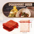 thumbnail image 2 of Uxcell Organza Bags, Candy Bags Mesh Bag with Drawstring for Party Favor and Gifts Red 3.94 in, 2 of 7