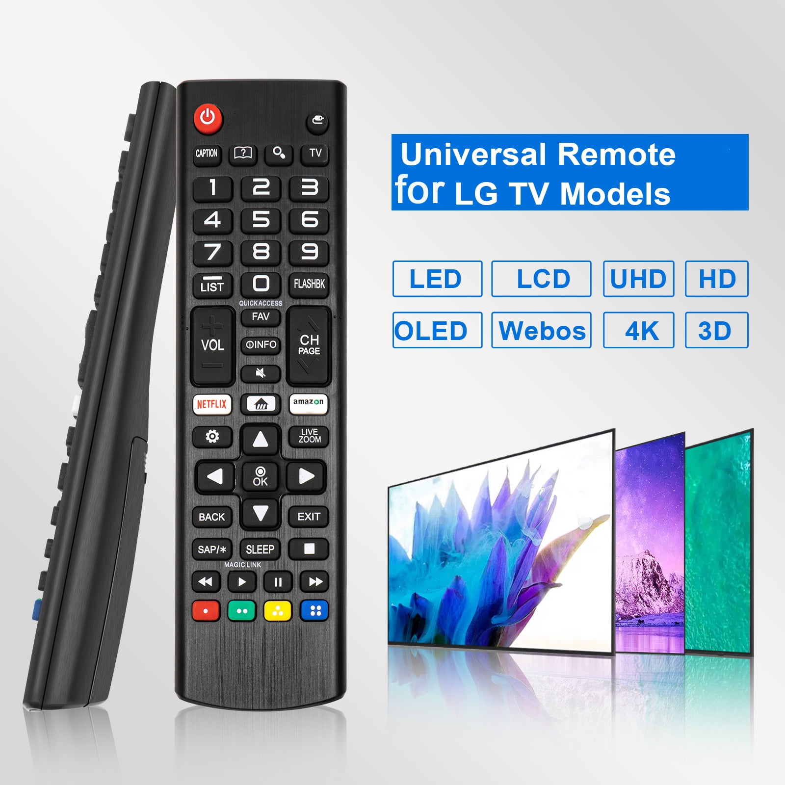 Universal Remote Control for LG TV Remote, Only Compatible with All Models for LG Brand