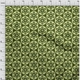 thumbnail image 4 of oneOone Polyester Lycra Dark Green Fabric Florals Quilting Supplies Print Sewing Fabric By The Yard 56 Inch Wide, 4 of 6