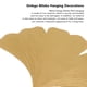 thumbnail image 3 of Colgante de Pared de Ginkgo Biloba ANGGREK de Metal Elegante y Moderno, 3 of 8
