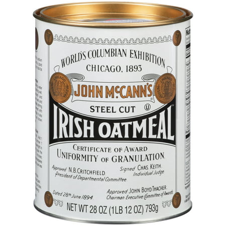 Mccann's Non-GMO Steel Cut Irish Oatmeal, 28 Oz, Canister