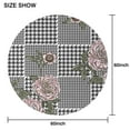 thumbnail image 6 of Pioneer Flower Round Tablecloth 60" X 60",Wrinkle Wipeable Table Cloth for Kitchen Dining Room Picnic Patio Party, 6 of 6