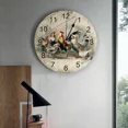 thumbnail image 3 of Farm Retro PVC Wall Clock Living Room Decoration Wall Clock Modern Design Home Decore Wall Digital Clock（14 Inch）, 3 of 6